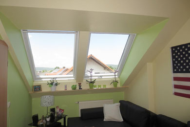 Dachflächenfenster der Zimmerei Konrad